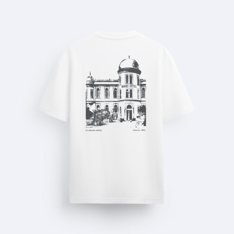 Le T-shirt Grand Hôtel - white.