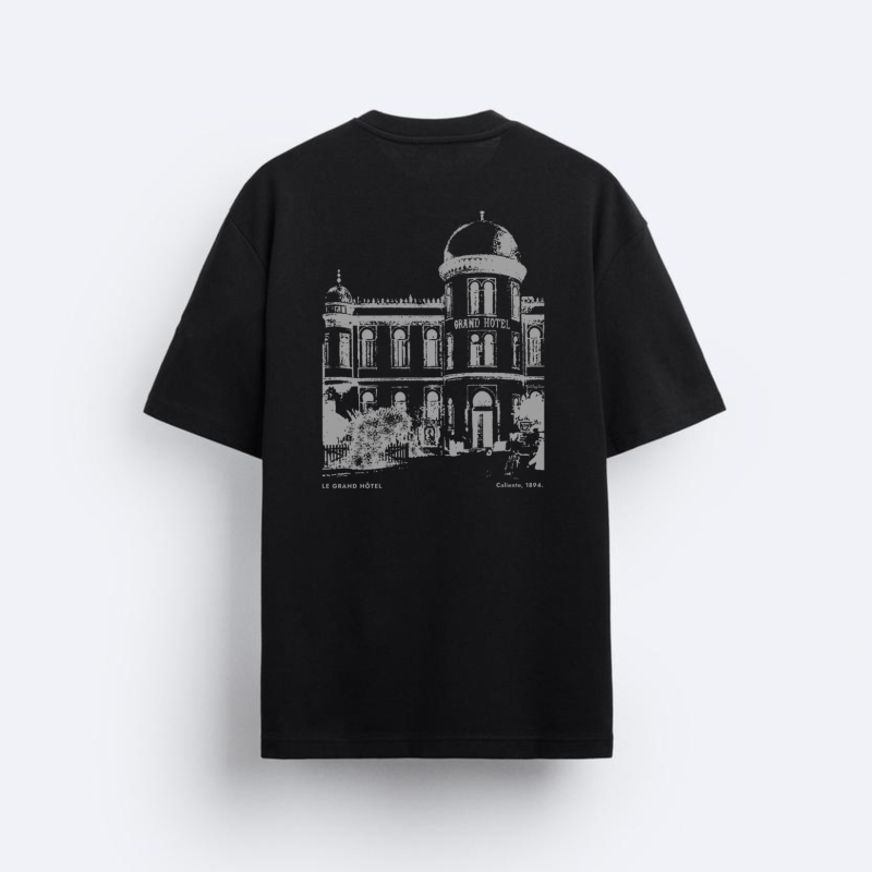 Le T-shirt Grand Hôtel - black.