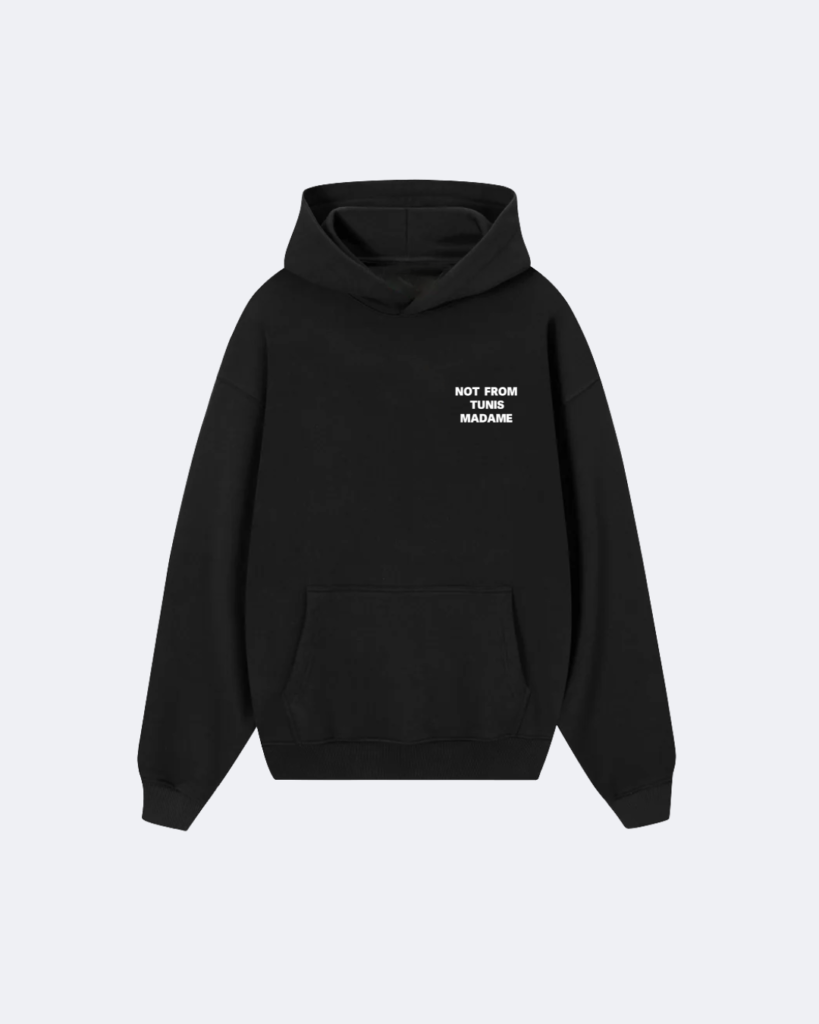 Le Hoodie NFTM - black. - Image 2