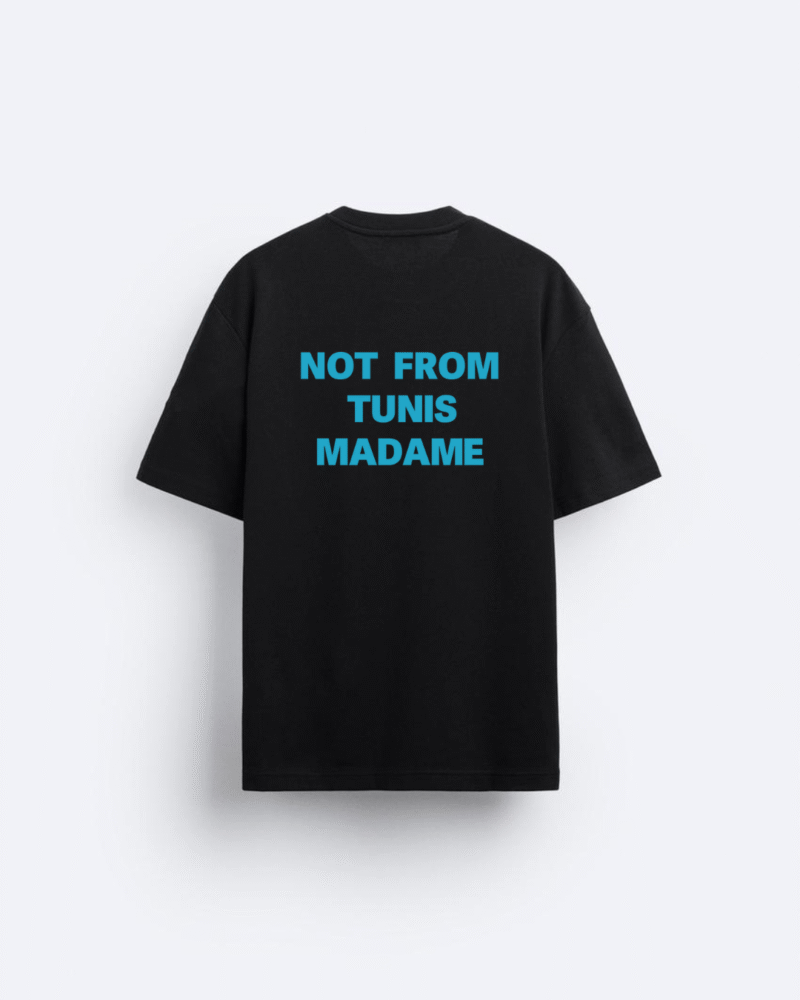 Le T-shirt NFTM - black / riviera blue. - Image 2