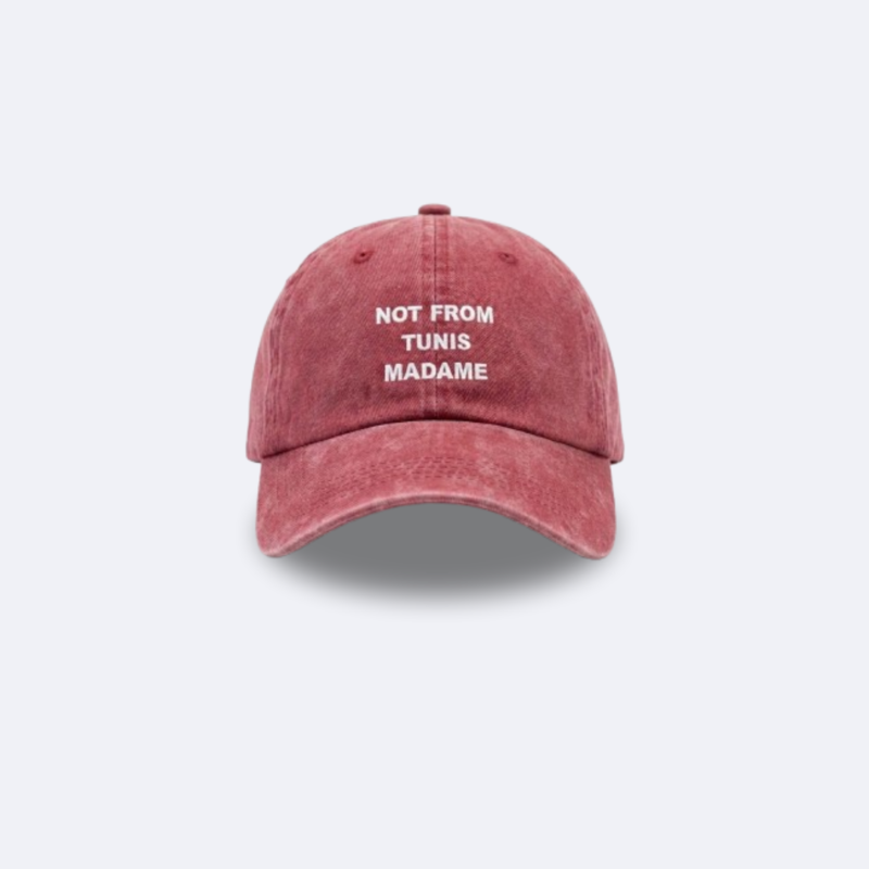La Casquette NFTM - washed burgundy.