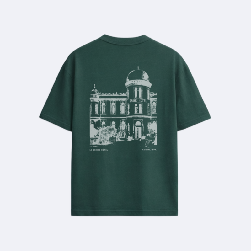 Le T-shirt Grand Hôtel - Vert Bouteille.